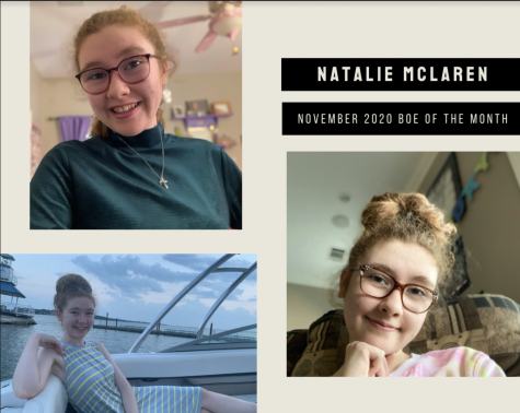 NATALIE MCLAREN: NOVEMBER 2020 BOE OF THE MONTH