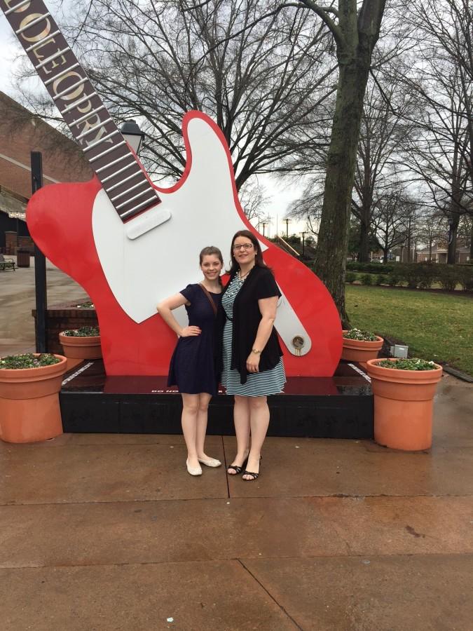 In front of the Grand Ole Opry