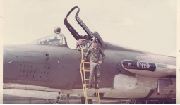 A picture from the early 1970s of my grandpa and his plane