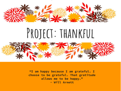 “I am happy because Im grateful. I choose to be grateful. That gratitude allows me to be happy.” - Will Arnett 
