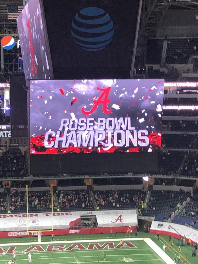 ALABAMA WINS ROSE BOWL 31-14 OVER NOTRE DAME